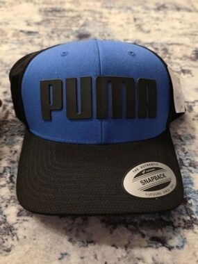 💥💥5 For $25💥💥 PUMA Blue and Black Snapback Hat